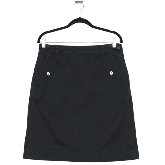 Marc Jacobs Black Denim Mini Skirt Size 10 - Picture 1 of 7
